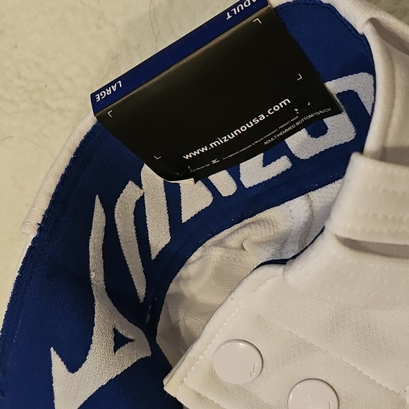 New W Tag Mizuno Baseball Pants MVP Pro Piped Adult Large White w/ Blue Piping - Picture 6 of 11